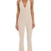 Clothing LUCY IN THE SKY | Freya Jumpsuit In Cream | Lucy In The Sky