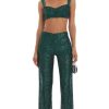 Clothing LUCY IN THE SKY | Joss Sequin Two Piece Set In Green | Lucy In The Sky