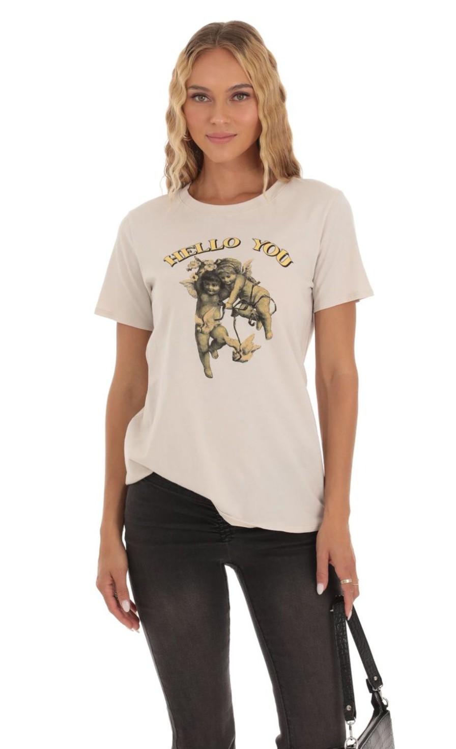 Clothing LUCY IN THE SKY | Hello You Graphic T-Shirt | Lucy In The Sky