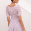 Clothing LUCY IN THE SKY | Samantha Keyhole Cutout Dress In Lavender | Lucy In The Sky