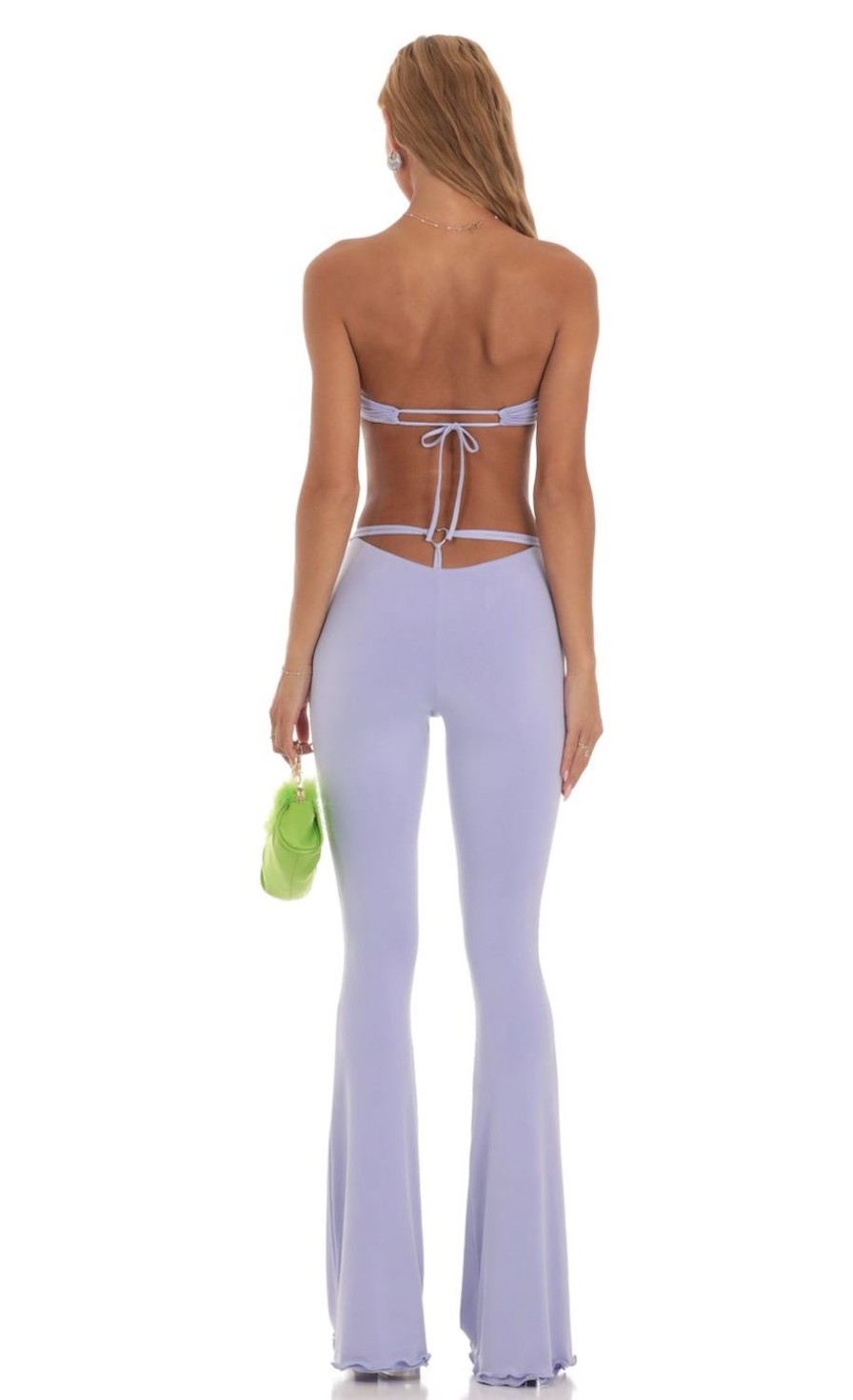 Clothing LUCY IN THE SKY | Alexi Heart Two Piece Set In Lavender | Lucy In The Sky