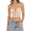 Clothing LUCY IN THE SKY | Corset Bralette Top In Nude | Lucy In The Sky