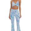 Clothing LUCY IN THE SKY | Reagan Swirl Two Piece Set In Blue | Lucy In The Sky