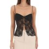 Clothing LUCY IN THE SKY | Lace Top In Black | Lucy In The Sky