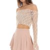 Clothing LUCY IN THE SKY | Pleated Skort In Dusty Rose | Lucy In The Sky