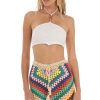 Clothing LUCY IN THE SKY | Rainbow Crochet Skirt | Lucy In The Sky