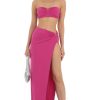 Clothing LUCY IN THE SKY | Electra Strapless Two Piece Set In Pink | Lucy In The Sky