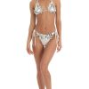 Clothing LUCY IN THE SKY | Pearl Silver Sequin Bikini Set In White | Lucy In The Sky