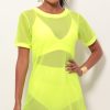 Clothing LUCY IN THE SKY | Neon Yellow Edge Three Piece Set | Lucy In The Sky