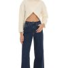 Clothing LUCY IN THE SKY | Amirah Wide Leg Jeans In Denim | Lucy In The Sky