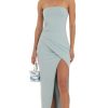 Clothing LUCY IN THE SKY | Klyah Fuax Wrap Strapless Dress In Mint | Lucy In The Sky