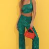 Clothing LUCY IN THE SKY | Zenni Two Piece Set In Green Swirl Multi | Lucy In The Sky