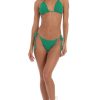 Clothing LUCY IN THE SKY | Dallas Crochet Bikini Set In Green | Lucy In The Sky