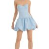 Clothing LUCY IN THE SKY | Renae Corset Bubble Dress In Blue | Lucy In The Sky