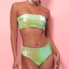 Clothing LUCY IN THE SKY | Party Sequin Swim Set In Lime Green | Lucy In The Sky