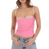 Clothing LUCY IN THE SKY | Draped Bra Top In Pink | Lucy In The Sky