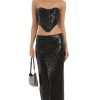 Clothing LUCY IN THE SKY | Nilakanta Sequin Corset Two Piece Set In Black | Lucy In The Sky