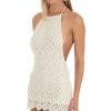 Clothing LUCY IN THE SKY | Laguna Crochet Scallop Dress In White | Lucy In The Sky