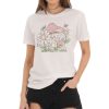 Clothing LUCY IN THE SKY | Happy Daisy Print T-Shirt In White | Lucy In The Sky