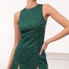 Clothing LUCY IN THE SKY | Violette Open Back Tank Dress In Green | Lucy In The Sky