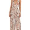 Clothing LUCY IN THE SKY | Tymia Jumpsuit In Orange Swirl | Lucy In The Sky